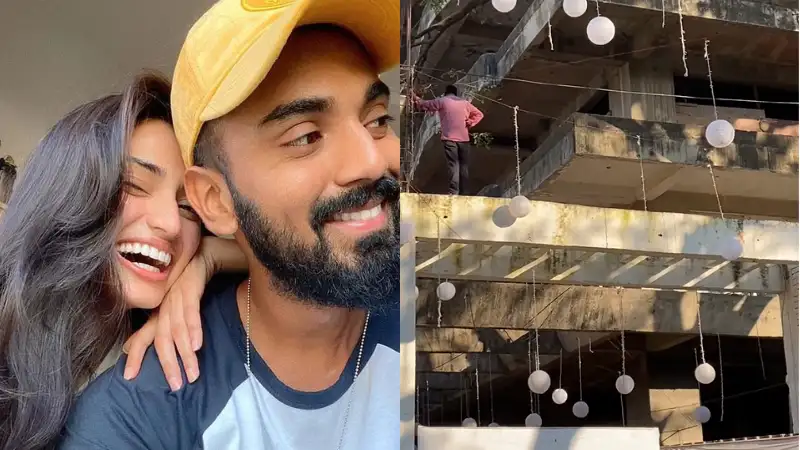 Athiya Shetty, KL Rahul's wedding decoration begins, house decked up with flowers and lights. Watch