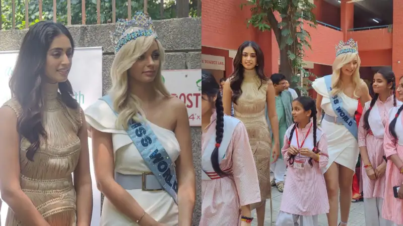 Femina Miss India World Sini Shetty, Miss World Karolina Bielawska talk about the importance of menstrual hygiene on World Environment Day 2023