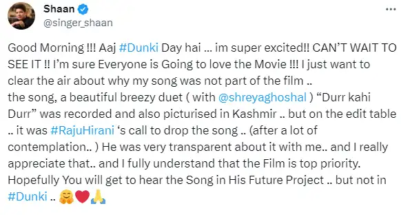 shaan on dunki