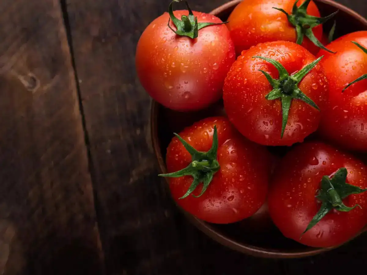 Tomatoes kept in a bowl