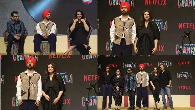 Diljit Dosanjh, Parineeti Chopra, Imtiaz Ali and AR Rahman