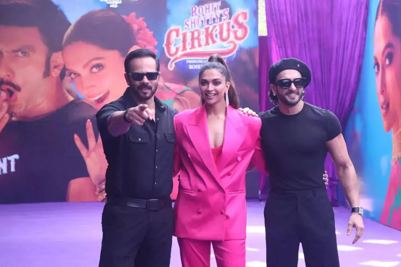 Rohit Shetty, Deepika Padukone and Ranveer Singh