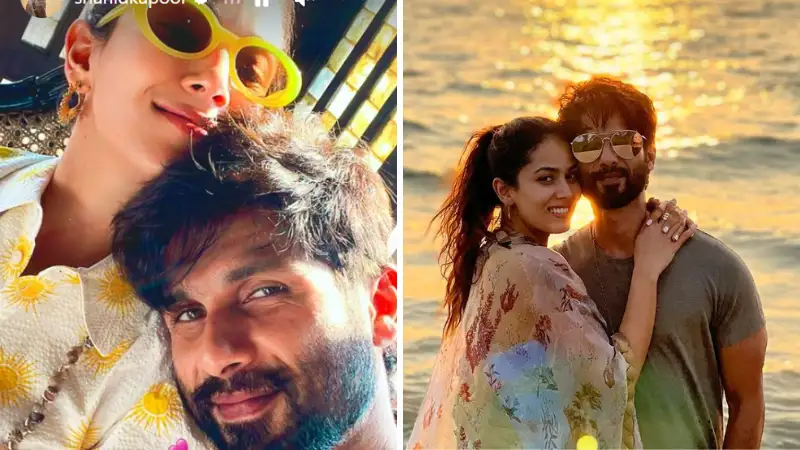 Shahid Kapoor kickstarts 2023 with Mira Rajput, shares adorable selfie