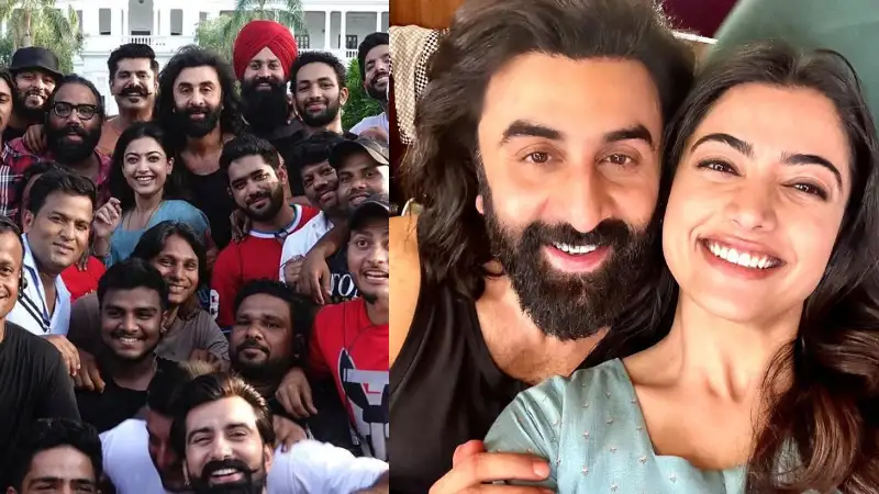 Rashmika Mandanna shares happy pics with Ranbir Kapoor from Animal set. See pics