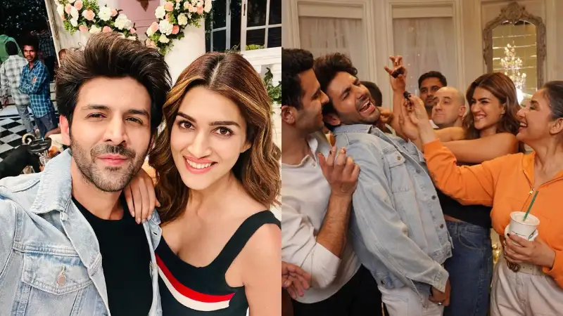 Kriti Sanon wraps up Kartik Aaryan-starrer Shehzada, shares fun BTS pics from set