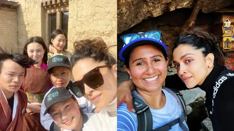 Deepika Padukone goes hiking in Bhutan, enjoys meal at serene cafe. All pics here