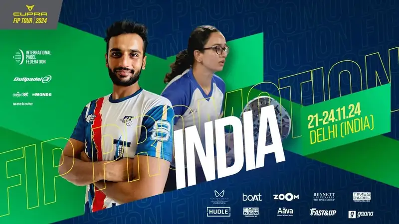 Fast-growing international sport padel set to debut in India’s first international tournament through CUPRA FIP Tour - Promotion India Padel Open