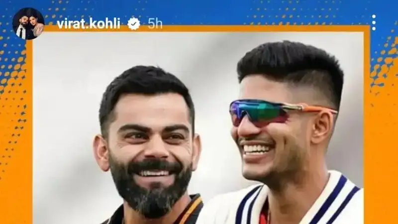 Virat Kohli posts heartening birthday wish for Shubman Gill on Instagram Story