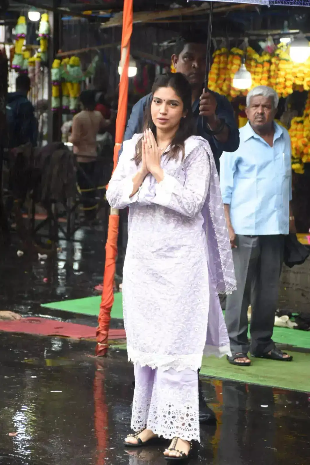 Bhumi Pednekar at Siddhivinayak