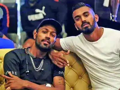 Hardik Pandya and KL Rahul.