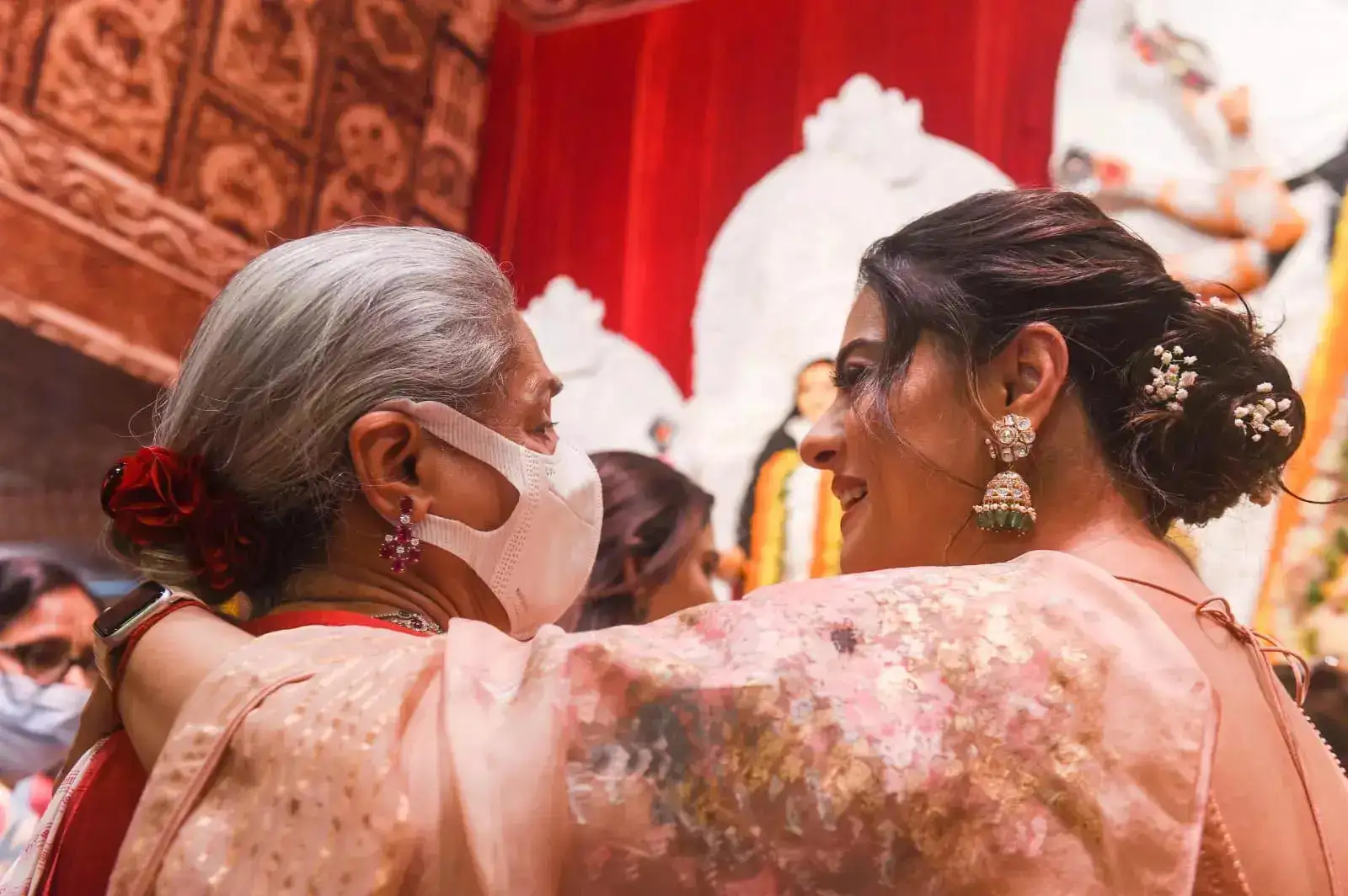 Jaya Bachchan and Kajol