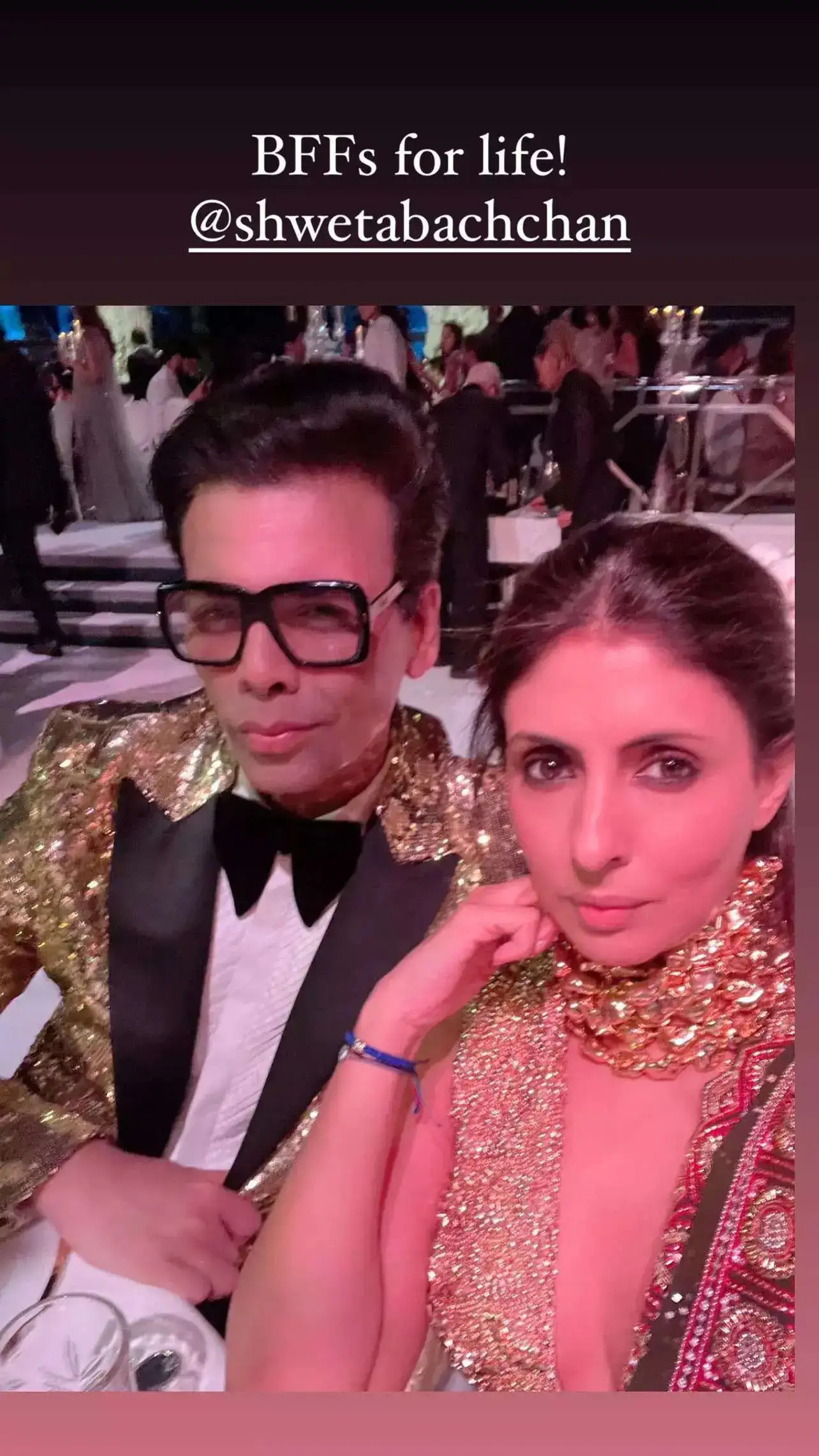 Karan Johar and Shweta Bachchan