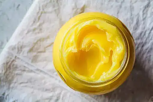 ghee on face