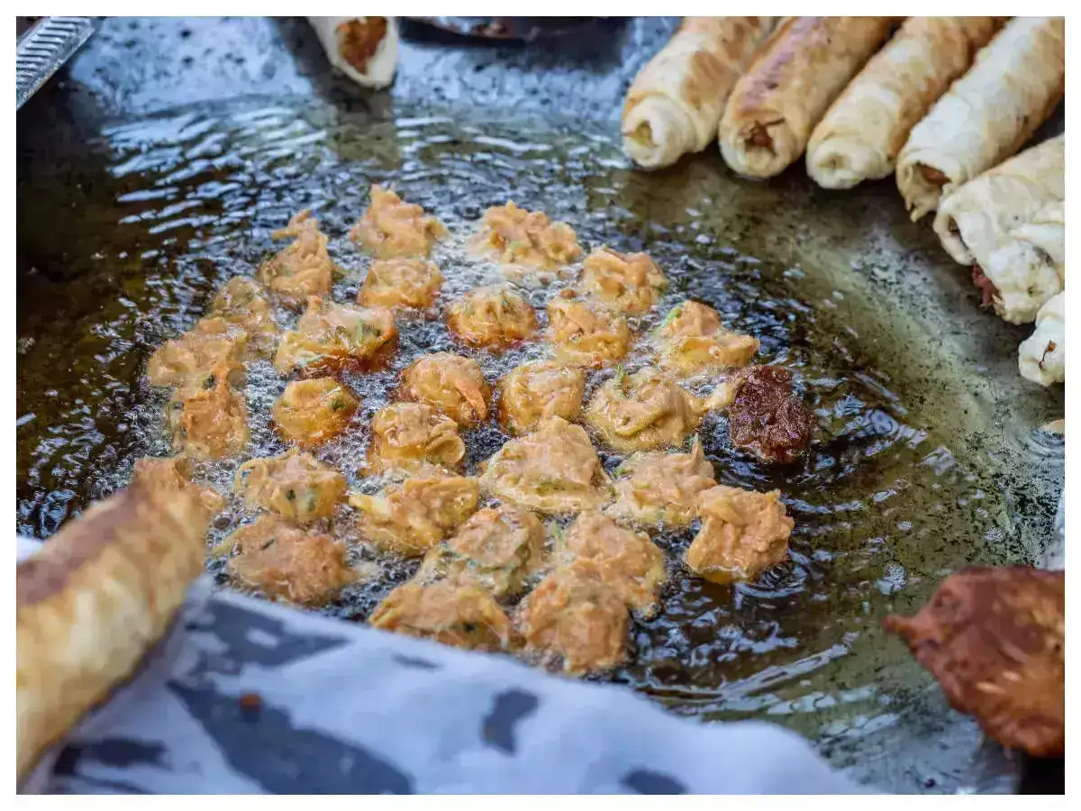 Fried and fatty foods