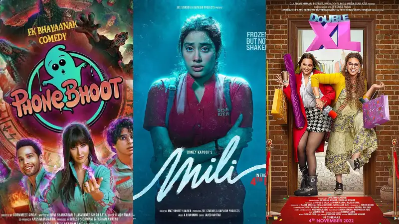 Phone Bhoot Vs Mili Vs Double XL Box office collection: Which film fared better on Day 1?