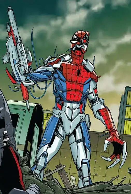 Cyborg Spiderman.