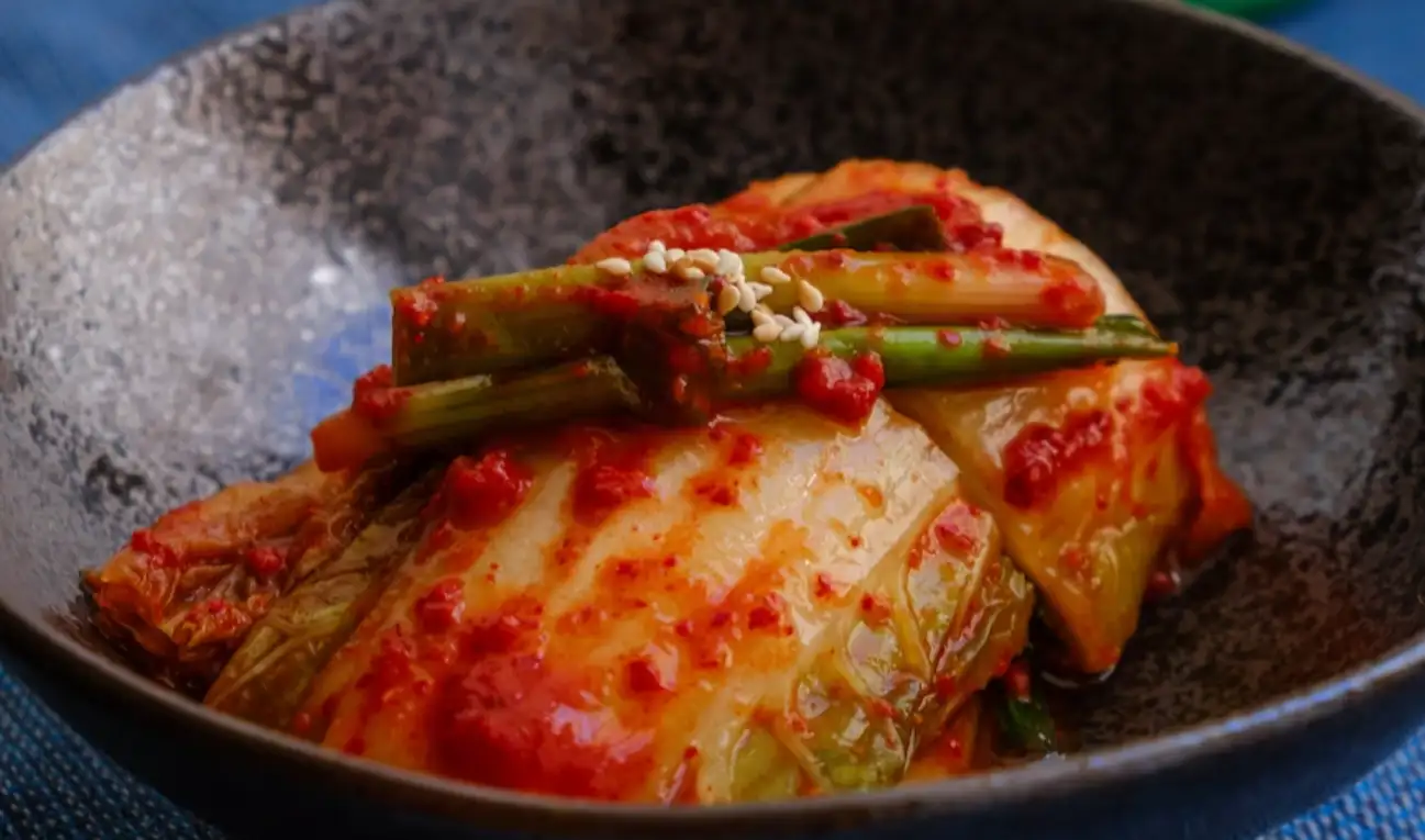 Kimchi in a bowl