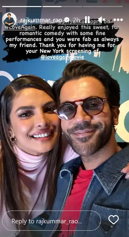 Rajkummar Rao and Priyanka Chopra