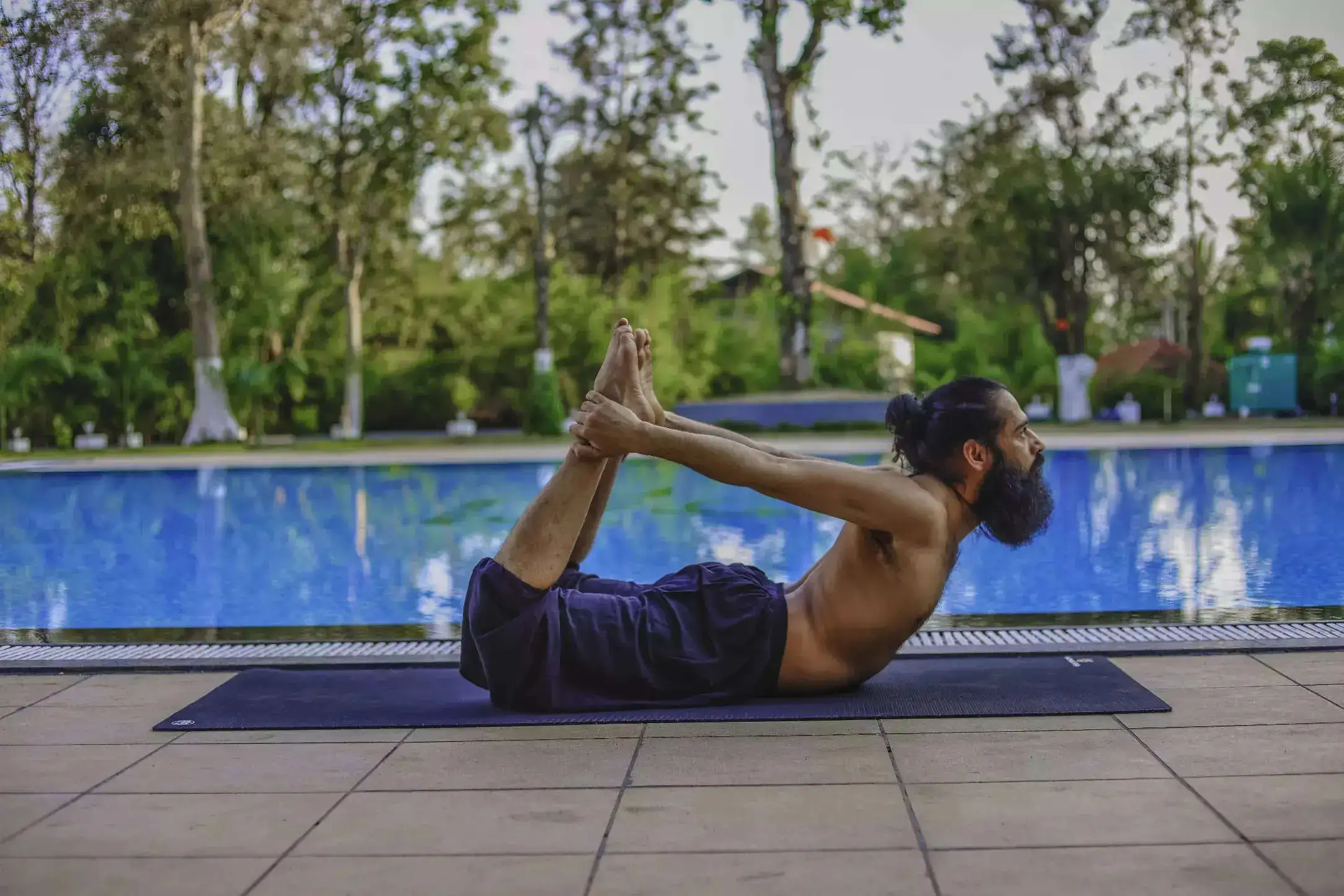 Dhanurasana.